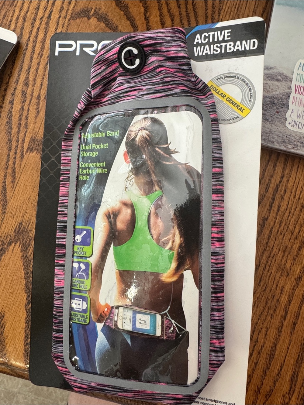 Active Waistband Phone Armband - Pink/Black Sport Cover